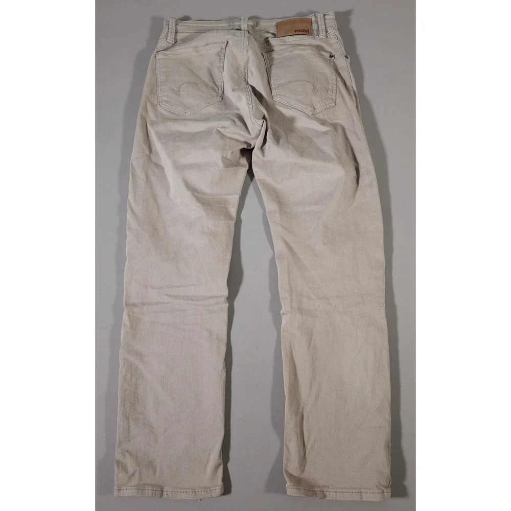 Mavi Zach Straight Leg Jeans Mens 31x30 Tan Khaki Cotton Blend Twill‎ Pants
